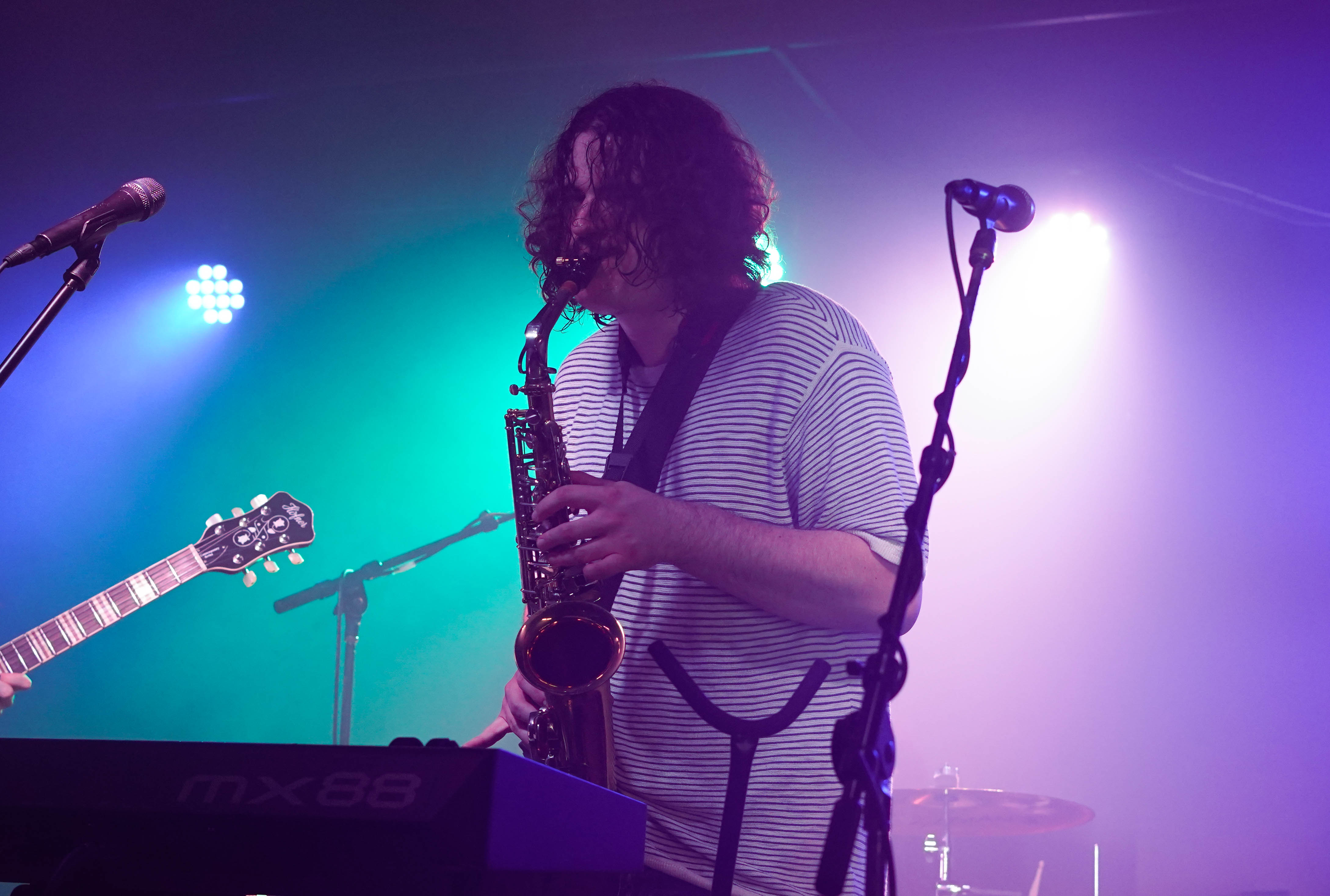 Taylor Sharp playing the alto saxophone